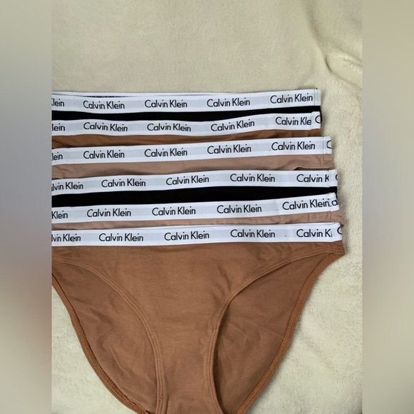 (6) Calvin Klein Women`s Carousel Cotton Bikini Panty - Picture 3 of 10